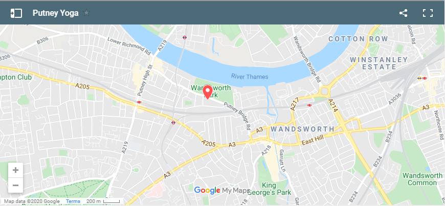 Map to Putney Yoga Centre